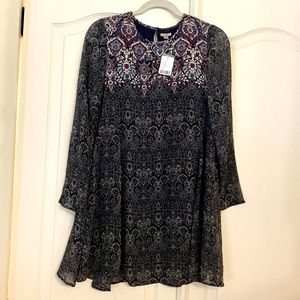 Ecote’ Blue Motif Dress